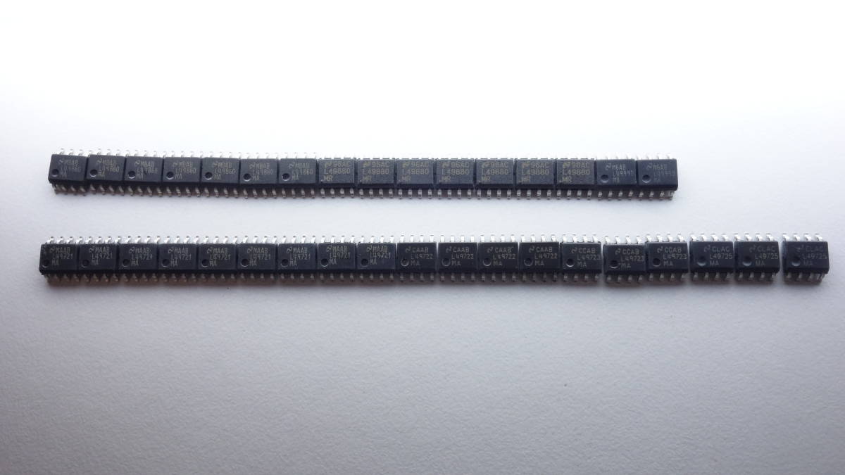 ナショナル セミコンダクター/SOICオペアンプ/LME49860×7/LME49880×7/LME49990×2/LME49721×9 ...