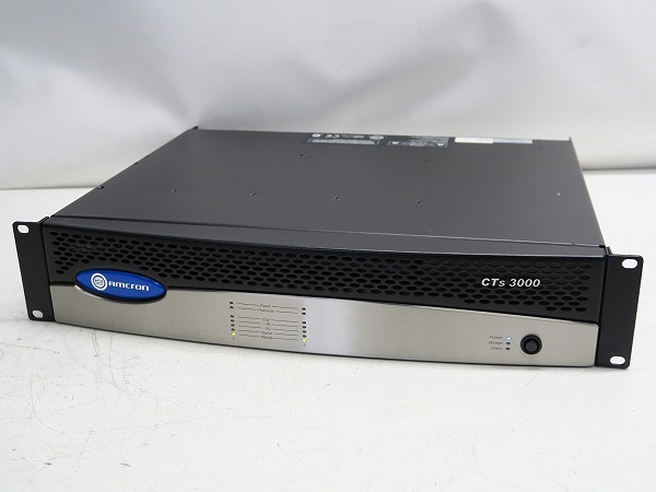 Amcron CTs3000 2CHパワーアンプ PA/SR/シネマ 動作良好 ＊345069