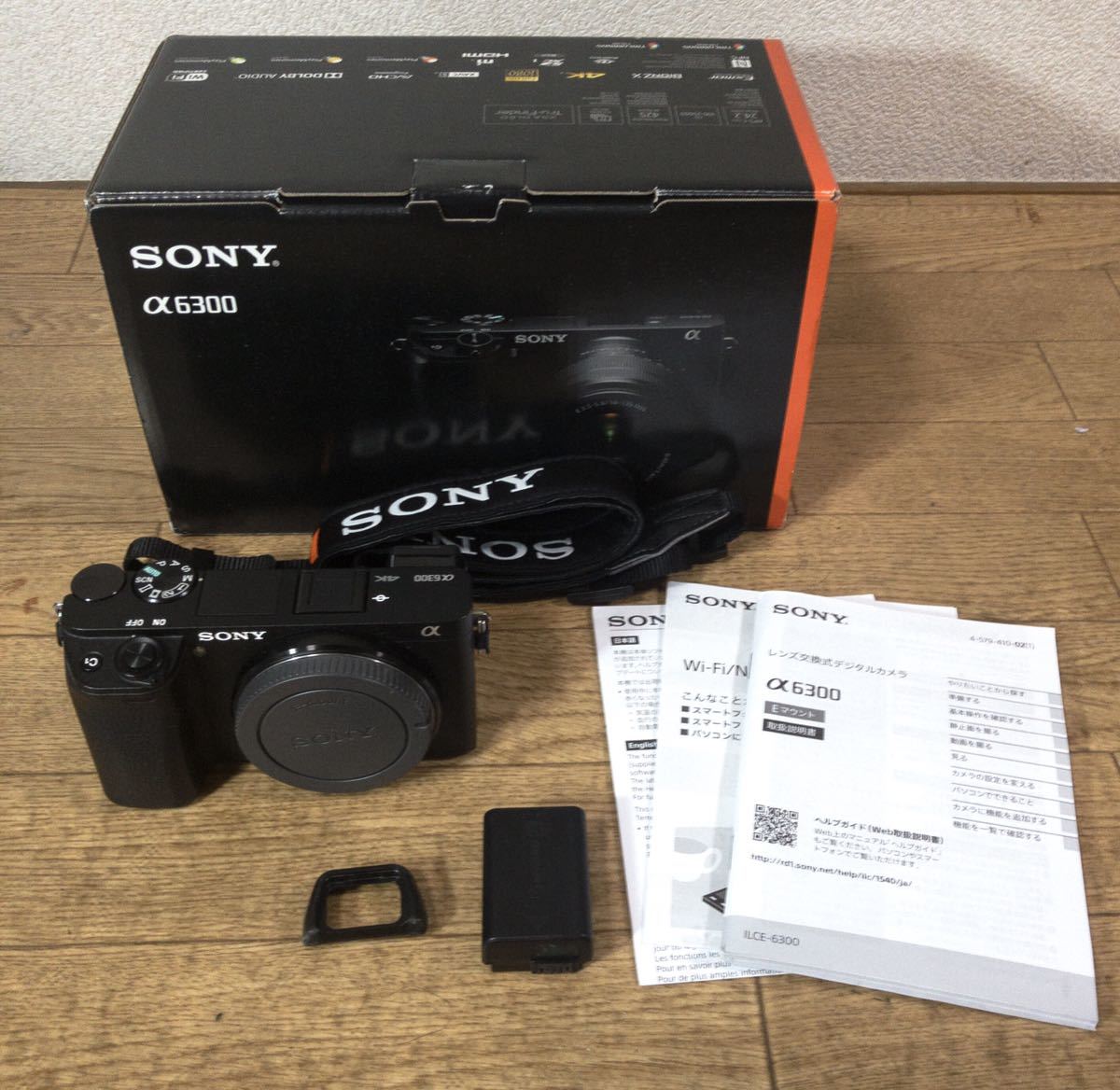 α6300 ボディ SONY - | ILCE-6300 ソニー シャッター回数564回□ほぼ