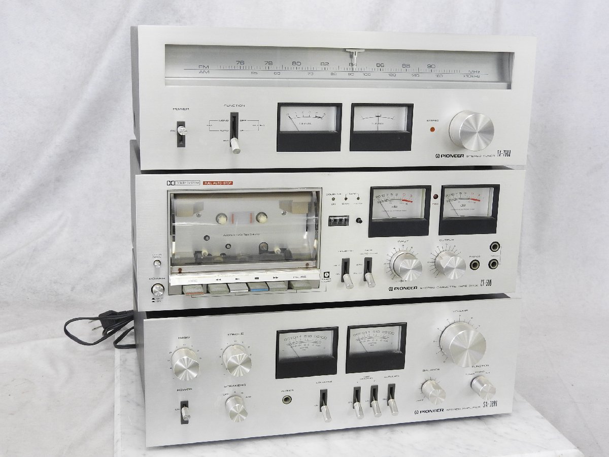 買付 ☆ Pioneer パイオニア SA-7800/CT-500/TX-7600 システムコンポ
