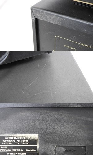 買付 ☆ Pioneer パイオニア SA-7800/CT-500/TX-7600 システムコンポ