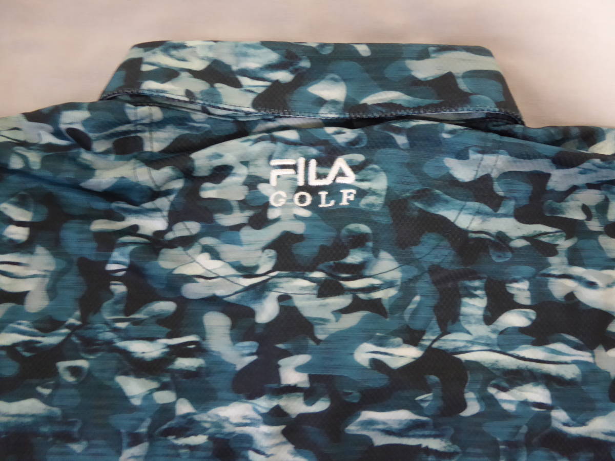 FILA GOLF フィラ ゴルフ 迷彩柄 吸汗速乾 UVカット 接触冷感