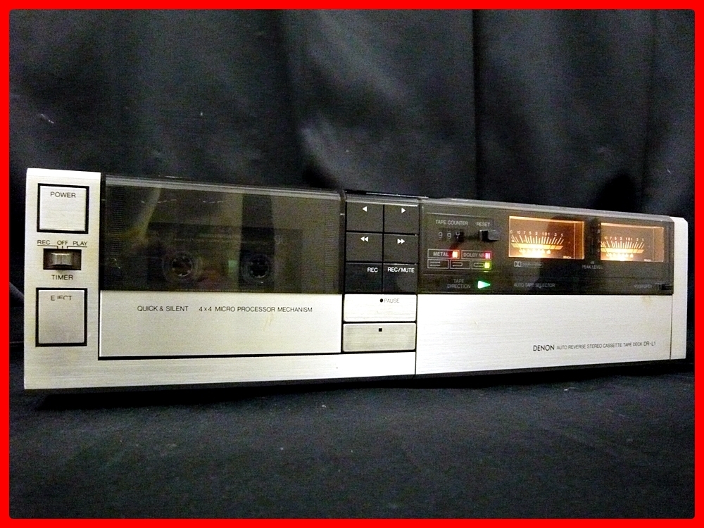 DENON DR－L1☆ デノン ステレオカセットデッキ オーディオ機器 DENON