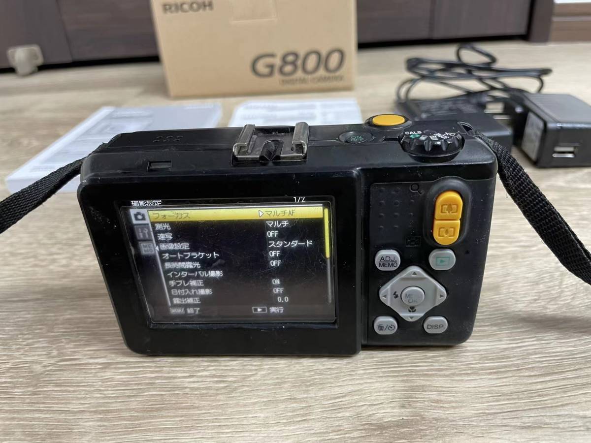中古品 リコー RICOH 防水・防塵・業務用デジタルカメラ 付属品あり