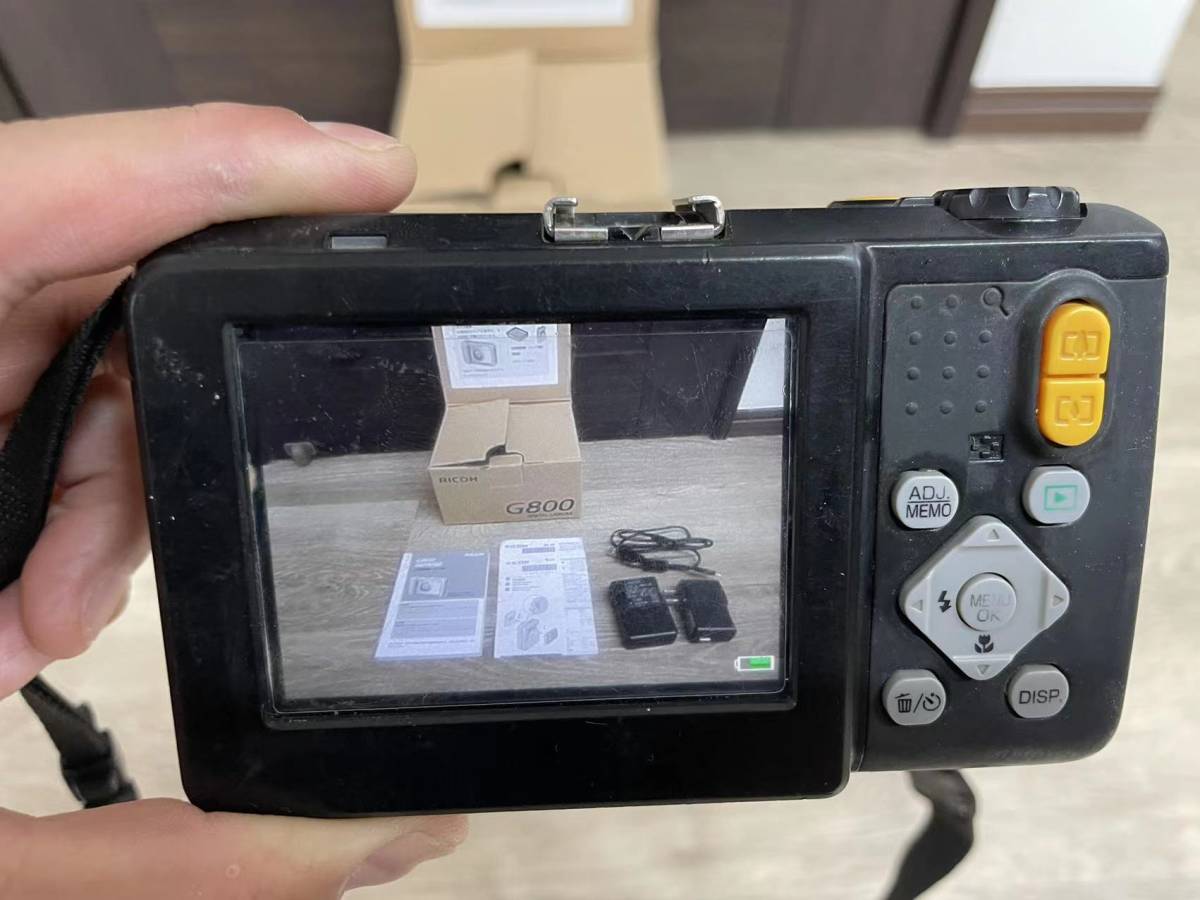 中古品 リコー RICOH 防水・防塵・業務用デジタルカメラ 付属品あり