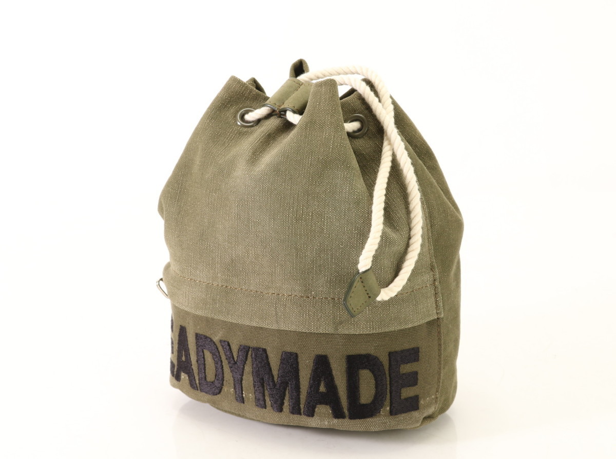 ■1円■新品同様■レディメイド■定価53，900円■キャンバス■巾着 バッグ■ドロスト■1点物■リメイク■レディース■メンズ■BBM8-B7 READYMADE | (レディメイド) 17時に発売 READYMADE（レディメイド）の新作商品を8月29日(火) ブランド買取のRINKAN