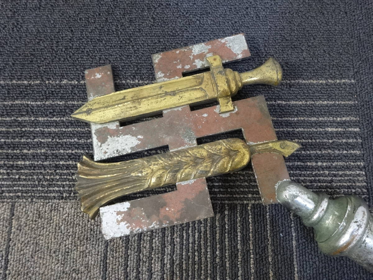 激レア】 ナチス ドイツ Hakenkreuz ハーケンクロイツ 旗 竿頭 金属製 