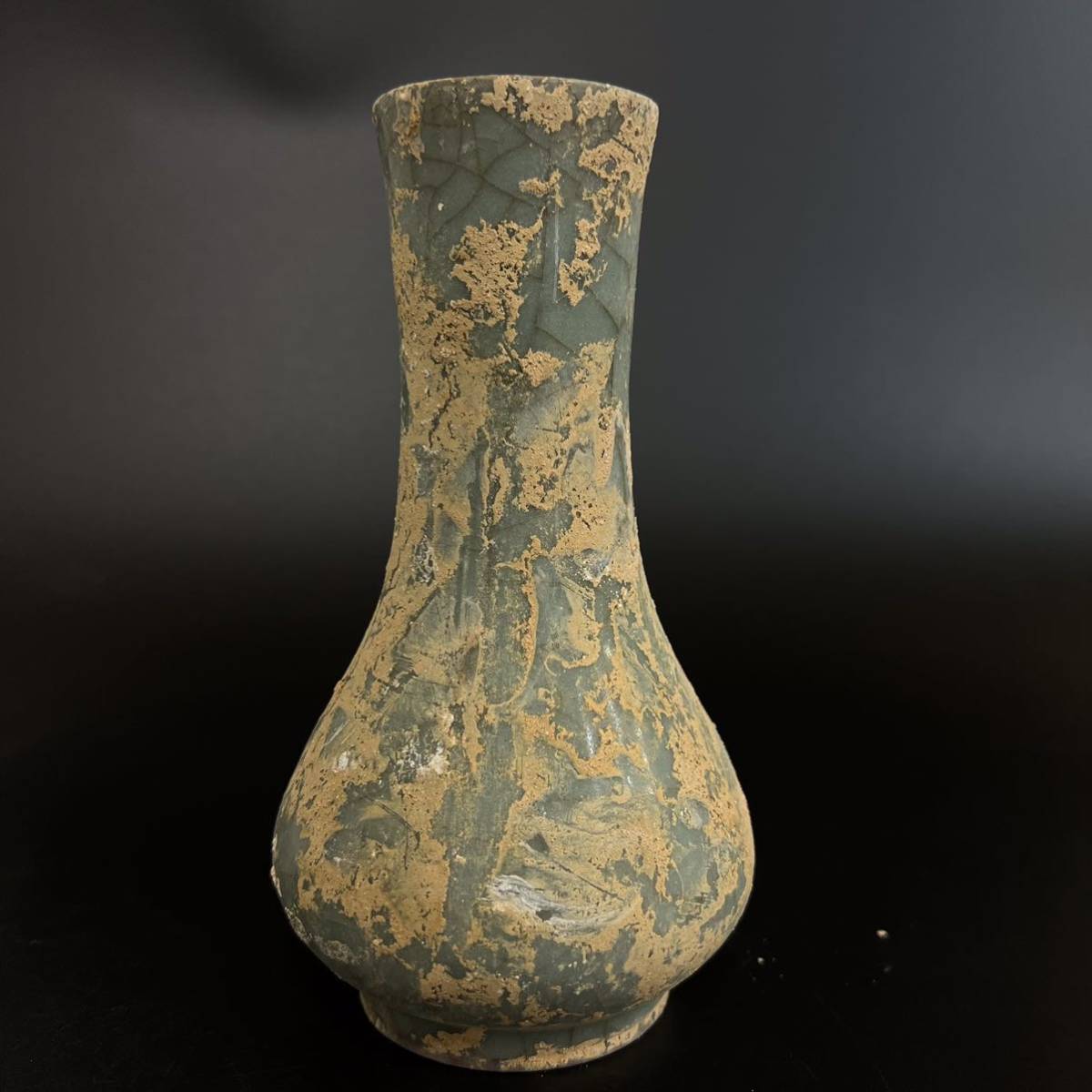 工芸品 【GE】Y299【コレクター所蔵品】時代 長沙窯瓶/中国古玩 中国