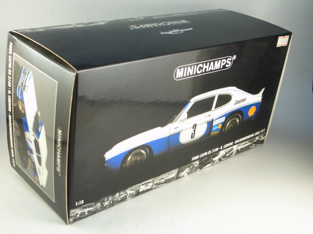 Ford Capri 0 RS 1&frasl;18 - 1 DRM RS3100 2 Hockenheimring MINICHAMPS Minichamps Australian Allan in