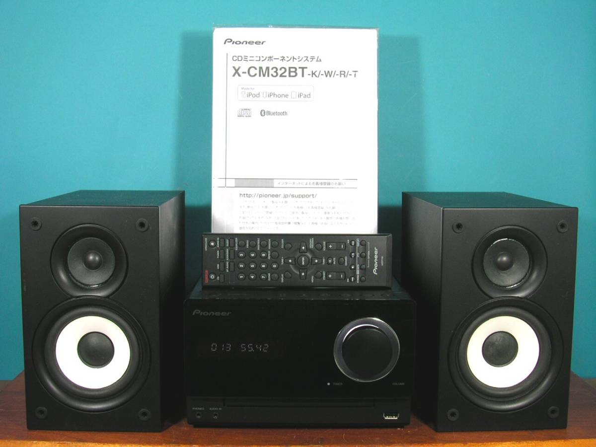 Pioneer X-CM32BT-W 】CDミニコンポ 即決PIONEERパイオニア CD