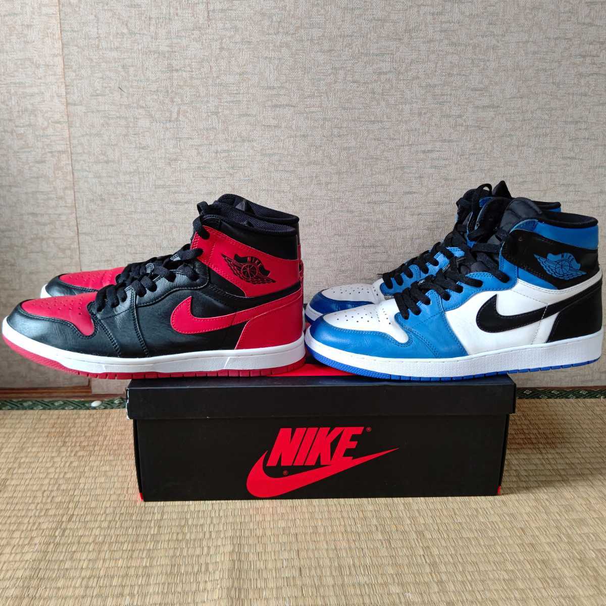 売切り ナイキ AIR JORDAN 1 HIGH THE RETURN ソールスワップ品 2足 