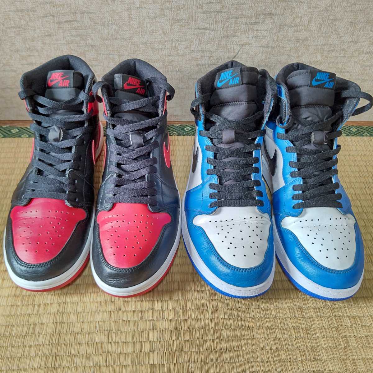 売切り ナイキ AIR JORDAN 1 HIGH THE RETURN ソールスワップ品 2足 