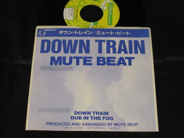  ７&rdquo; MUTE BEAT DOWN TRAIN／DUB IN THE FOG 1988 ミュート ビート シングルレコード プロモ EP(レゲエ)｜売買されたオークション情報、yahooの商品情報をアーカイブ公開 - オークファン レゲエ