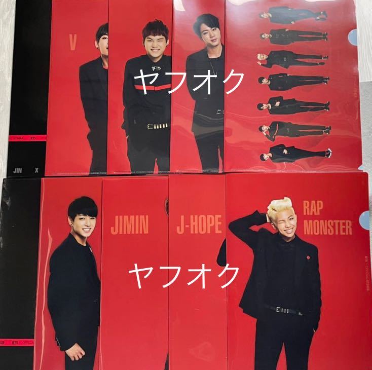 BTS 防弾少年団 THE RED BULLET TRB L-HOLDER SET クリアファイル RM