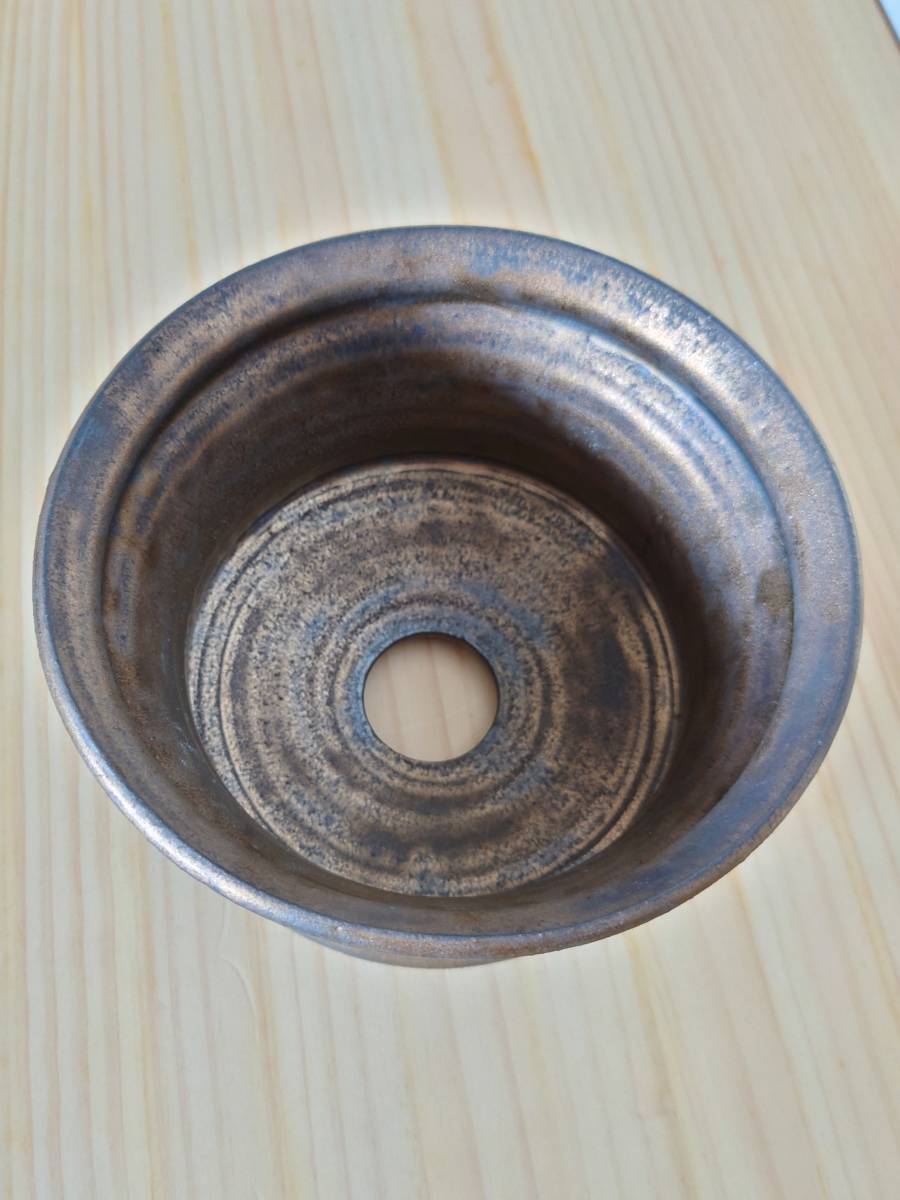 カタチ製作所　バレル　クーレター　ゴールド　L カタチ製作所 Mederu pot バレル Lサイズ ゴールド 【コレクション鉢