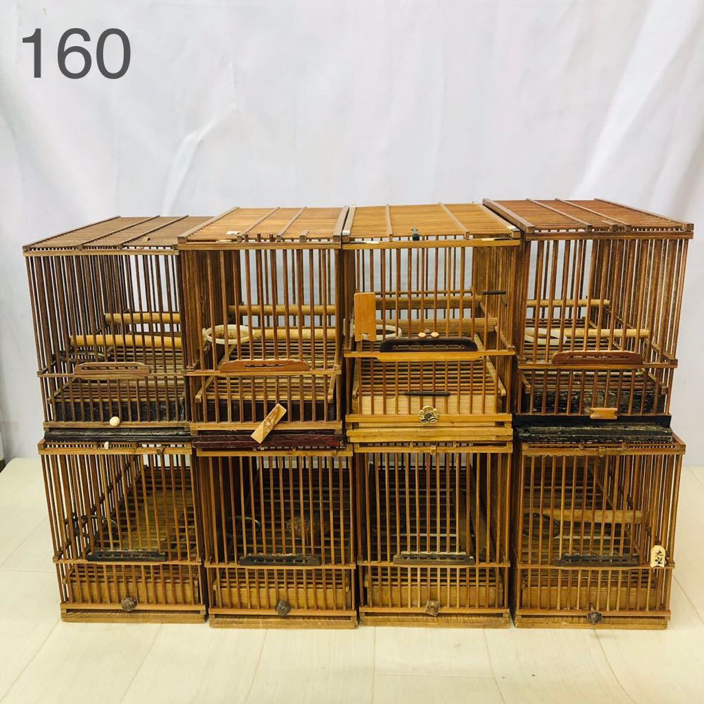 鳥かご 竹製 昭和レトロ 連結式 8室セット 鳥籠 - | Yahoo