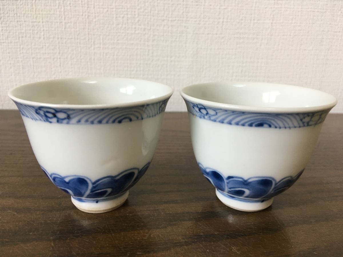 煎茶碗■素焼き 詩仙登 5客 白泥 湯呑み ぐい呑み お茶道具 時代物 骨董品■ 美術品・アンティーク・コレクション 煎茶碗□素焼き 詩仙登 5客 白泥