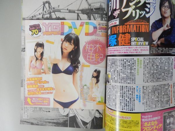 ヤングガンガン 2011年19号※柏木由紀グラビアピンナップ※相楽樹