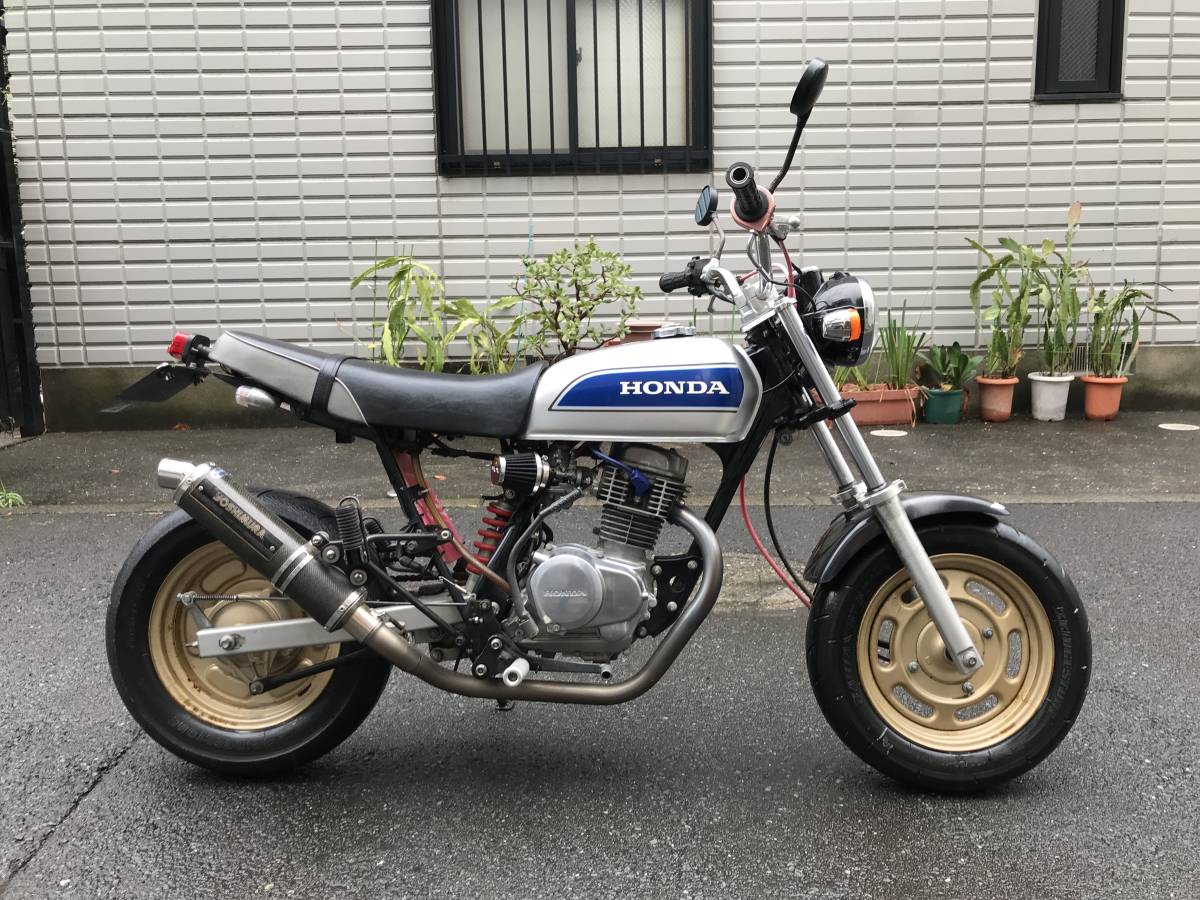 Honda Ape 0062 650 幅 Hc07 Kip J5137 エイプ100 カスタムにも ハリケーンハンドル ブレース付 中古 曲がり無し 流用 お買得 エイプ100