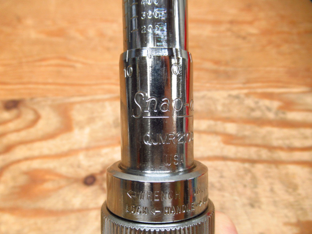 旧ロゴ Snap-on スナップオン トルクレンチ QJMR210D 3/8 工具 管理4R0712K