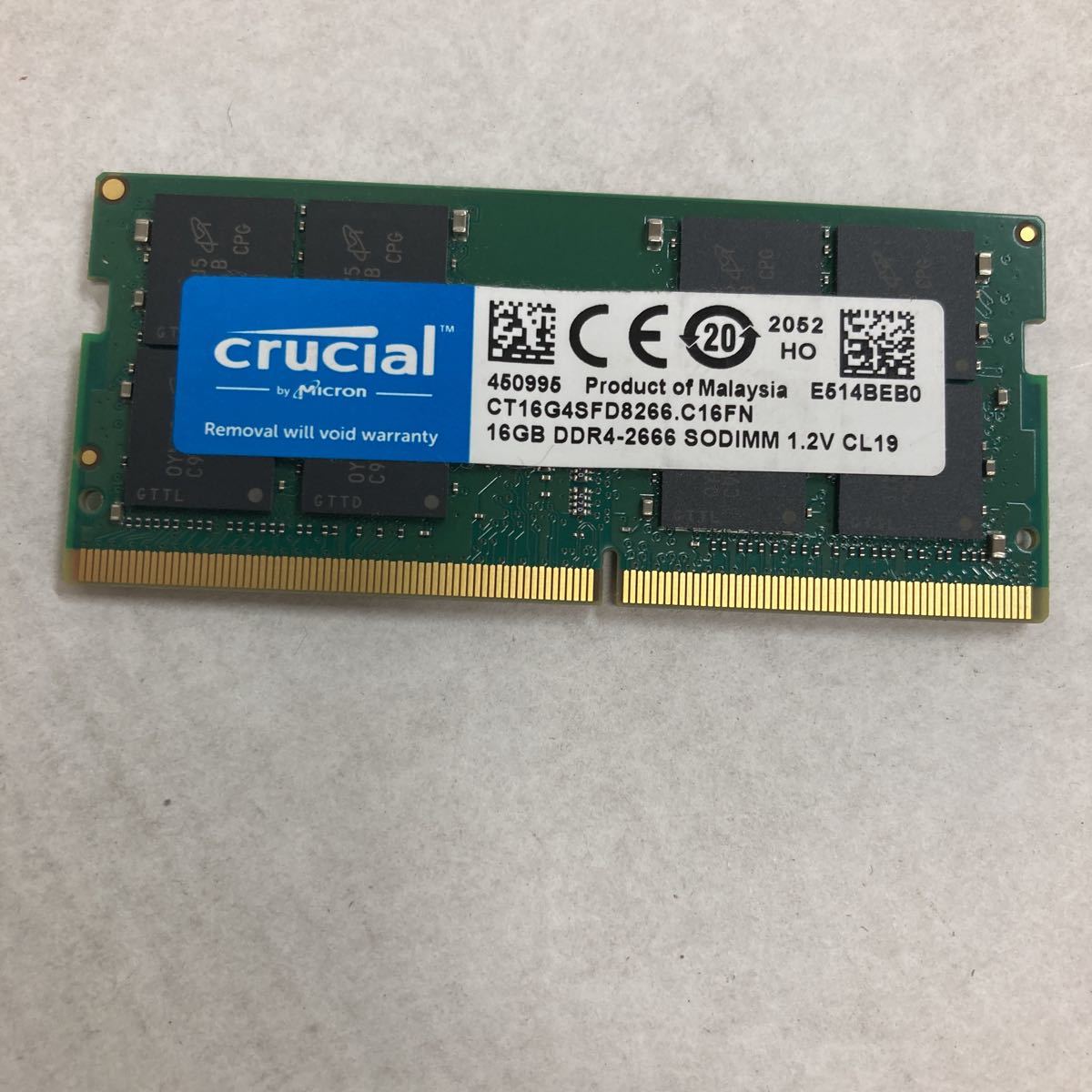 w182 Crucial ノートPC メモリ 16GB DDR4-2666 Crucial ノートPC用増設 