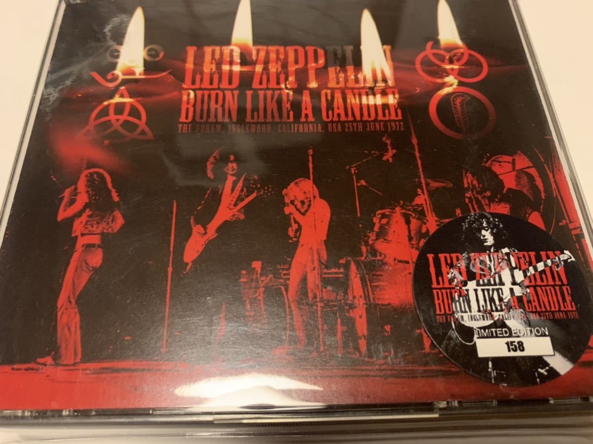 Led Zeppelin A Burn Like Candle – - | Live CANDLE LIKE LED CD : both