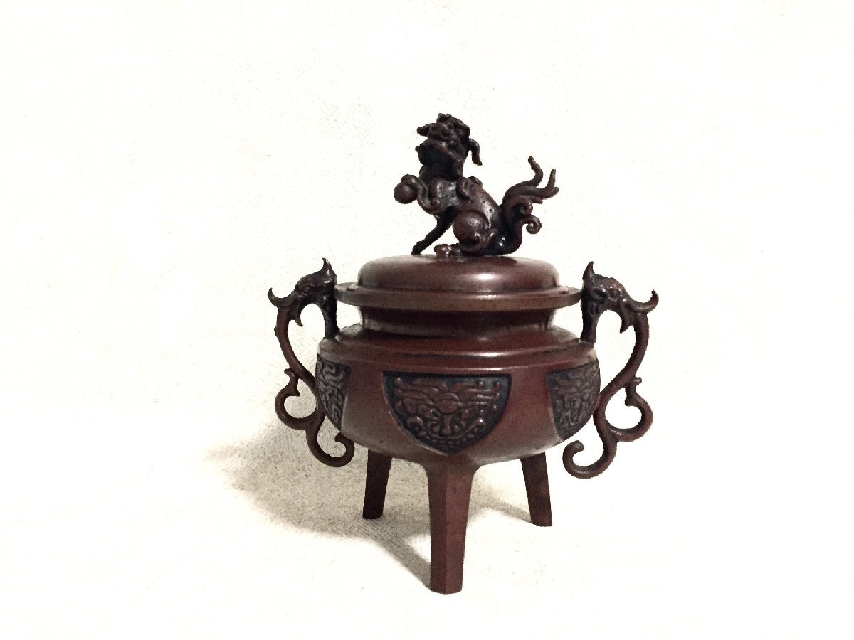 香炉 | 高岡銅器 大和型獅子蓋香炉 - お香専門店香源 大