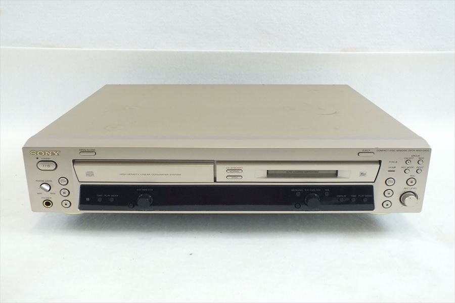 SONY ソニー MXD-D400 CDプレーヤー 現状品 ☆ SONY ソニー MXD-D400 CD/MDプレーヤー 中古 現状品 220707G2159