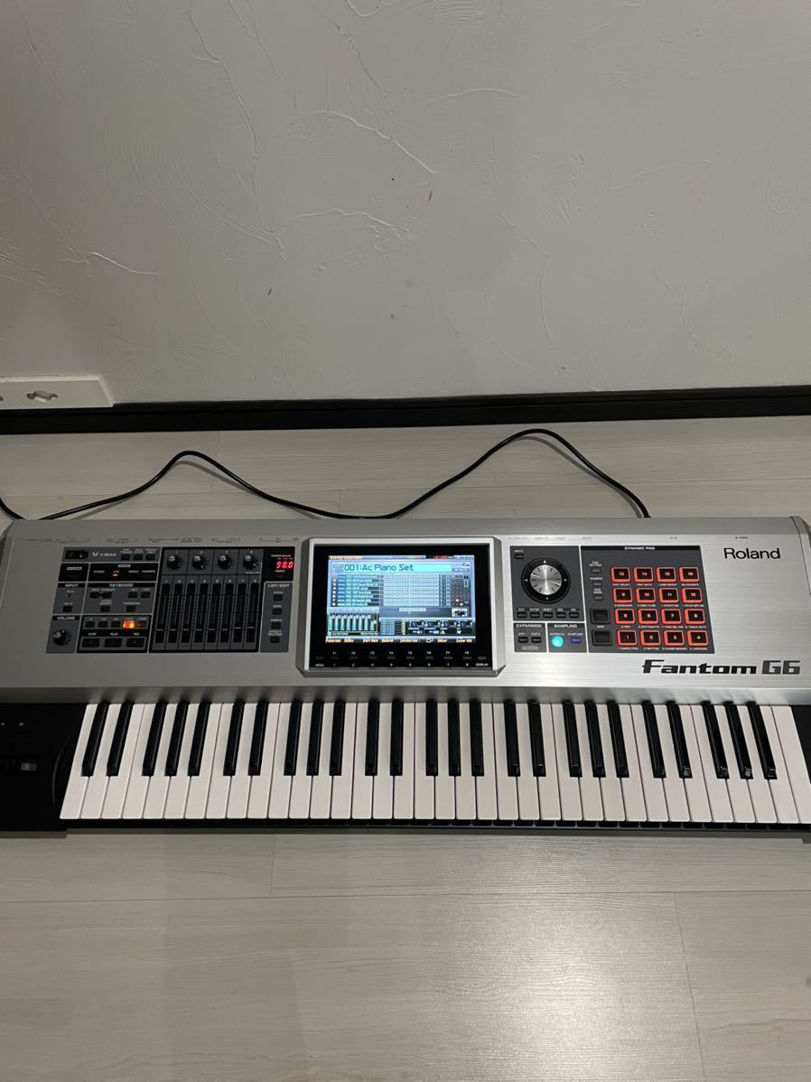 美品】Roland ローランド Fantom G6 シンセサイザー 61鍵 