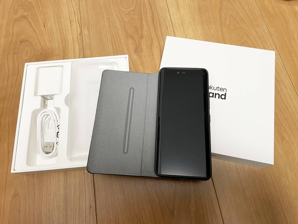 ☆ rakuten hand BLACK 新品同様 付属品完備 純正ケース付 送料無料