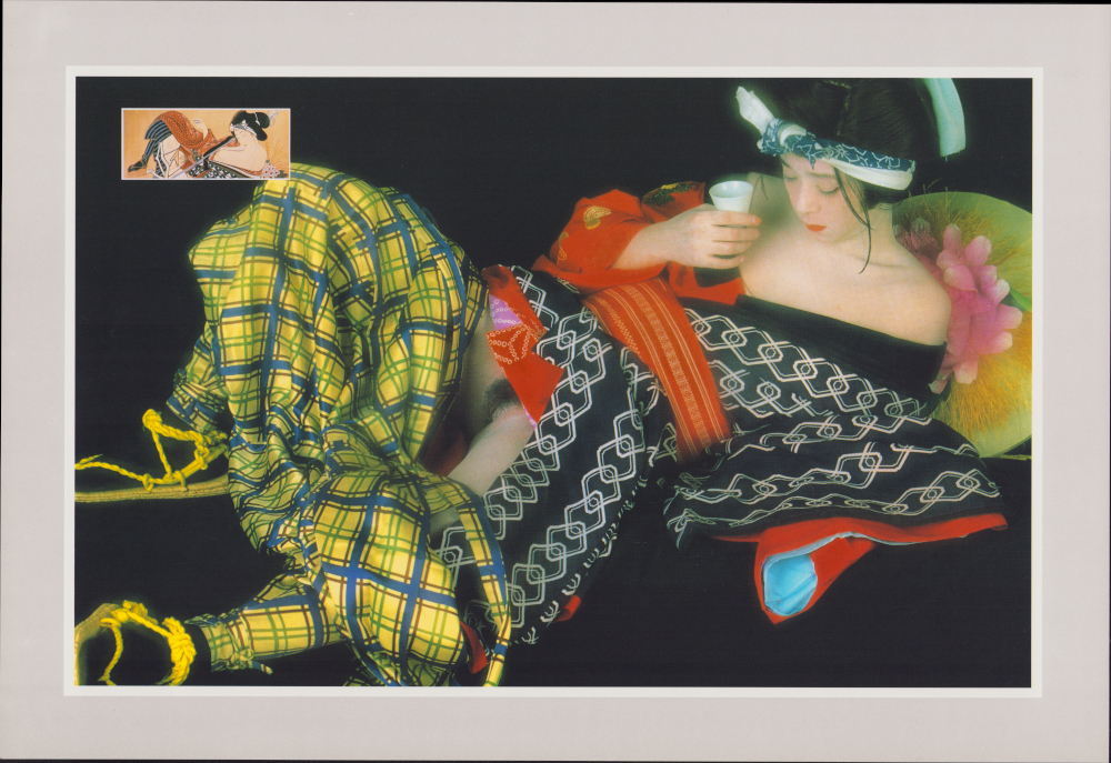 超希少 コレクター品》田口ゆかり/秋山麗奈☆浮世絵美人画アート写真『新