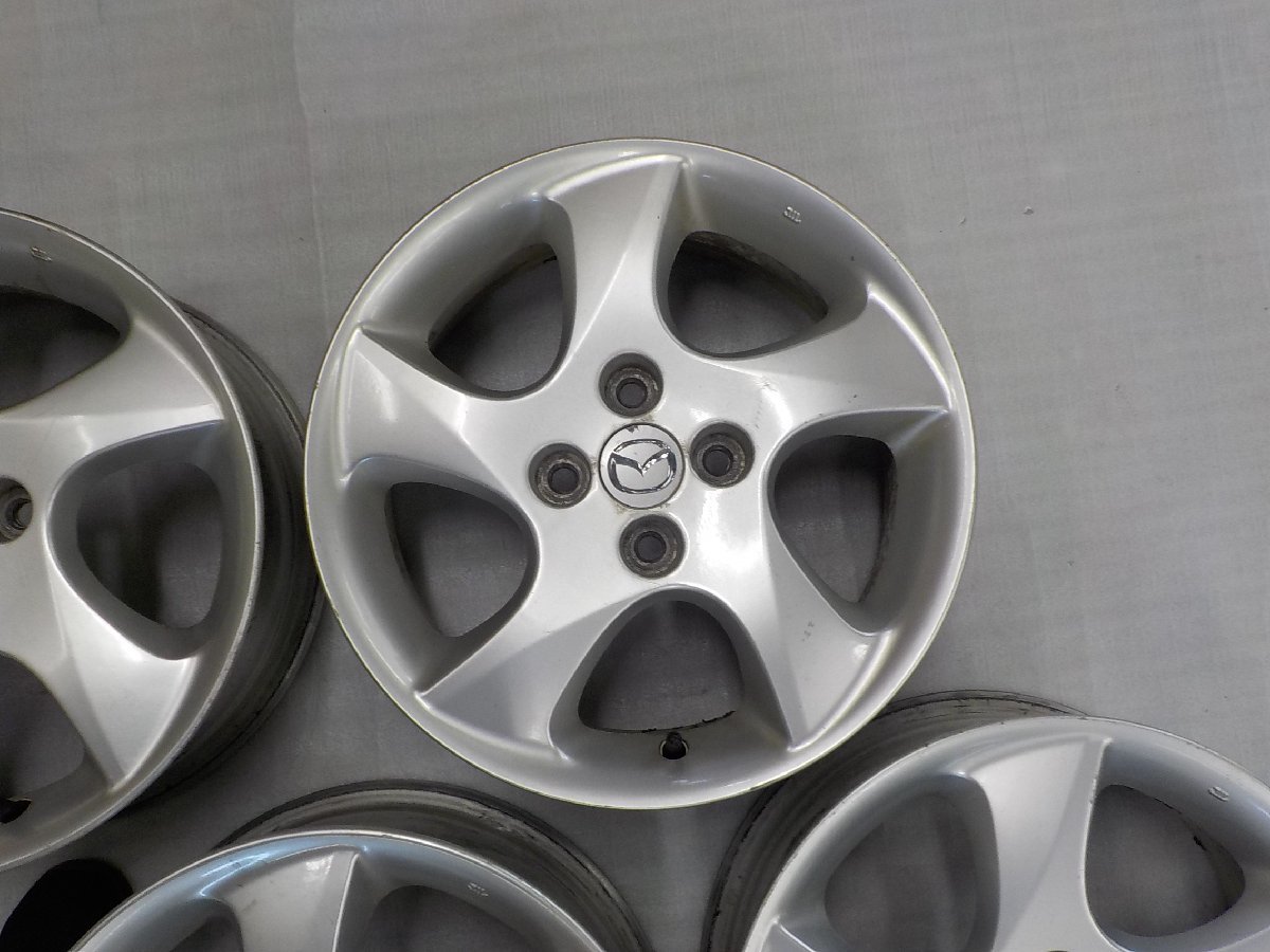 MAZDA デミオ 】 マツダ 純正 15インチ アルミホイール 4本 4H PCD 100