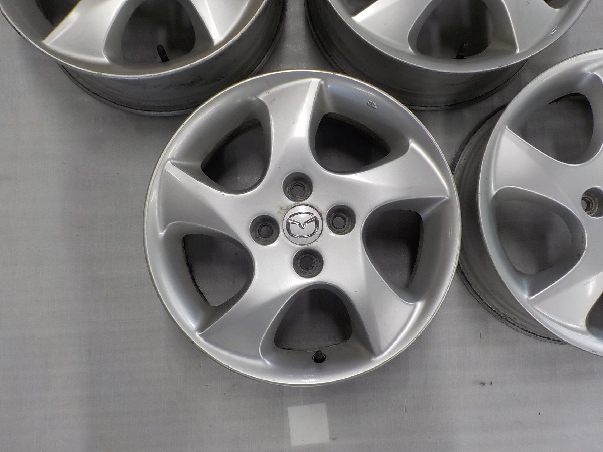 MAZDA デミオ 】 マツダ 純正 15インチ アルミホイール 4本 4H PCD 100