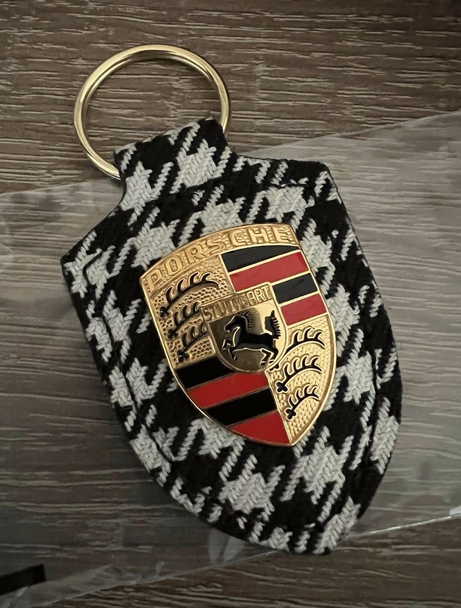 ポルシェ 純正 限定入荷 ペピタPepitaペピータ柄 クレスト クラシック