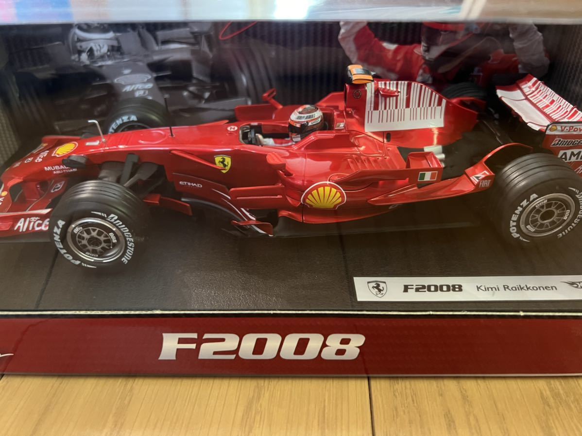 お買い得商品 フェラーリ 1/18 ホットウィール キミライコネン F2008