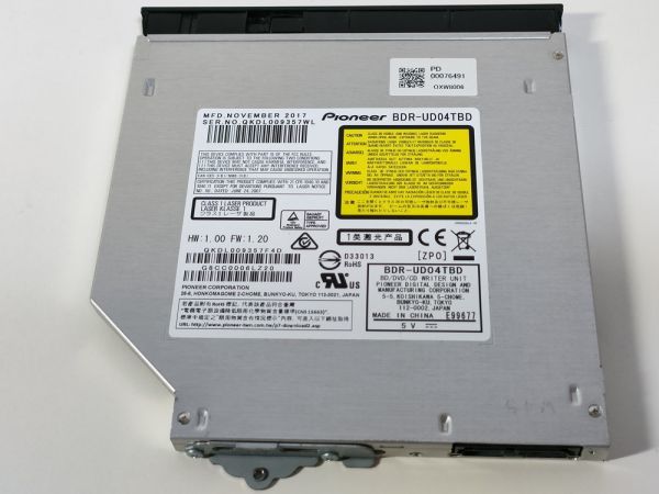 大人気，豊富な み Pioneer ウルトラスリム型ブルーレイドライブ BDR-UD04TBD 9.5mm厚 東芝 T85/ER等用ベゼル付 第7世代CPU機等 黒 57WL(内蔵)｜売買されたオークション情報、yahooの商品情報をアーカイブ公開 - オーク 内蔵