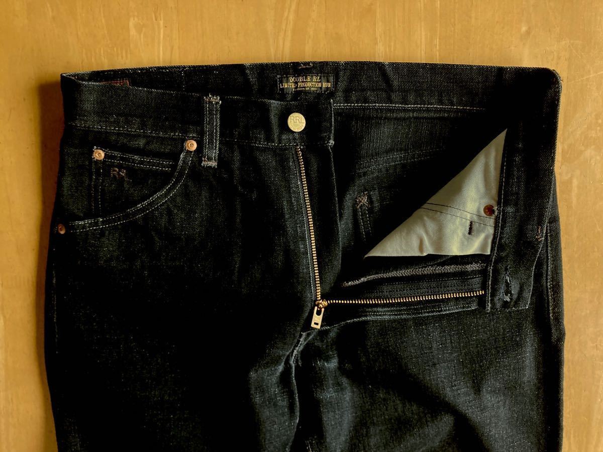 RRL LIMITED EDITION ハイスリムブラックジーン 32 世界300本限定 Lee  