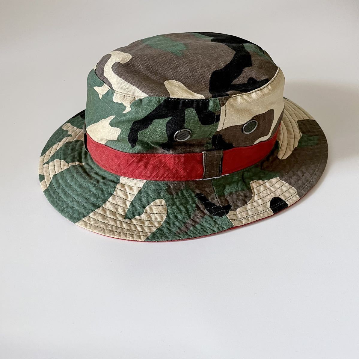 stussy 90S ウッドランド カモ バケット ハット X L 迷彩 帽子