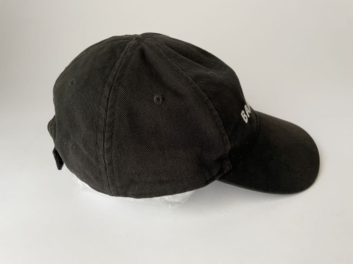 BALENCIAGA ARCHETYPE LOGO Base Ball Cap Black 17FW バレンシアガ