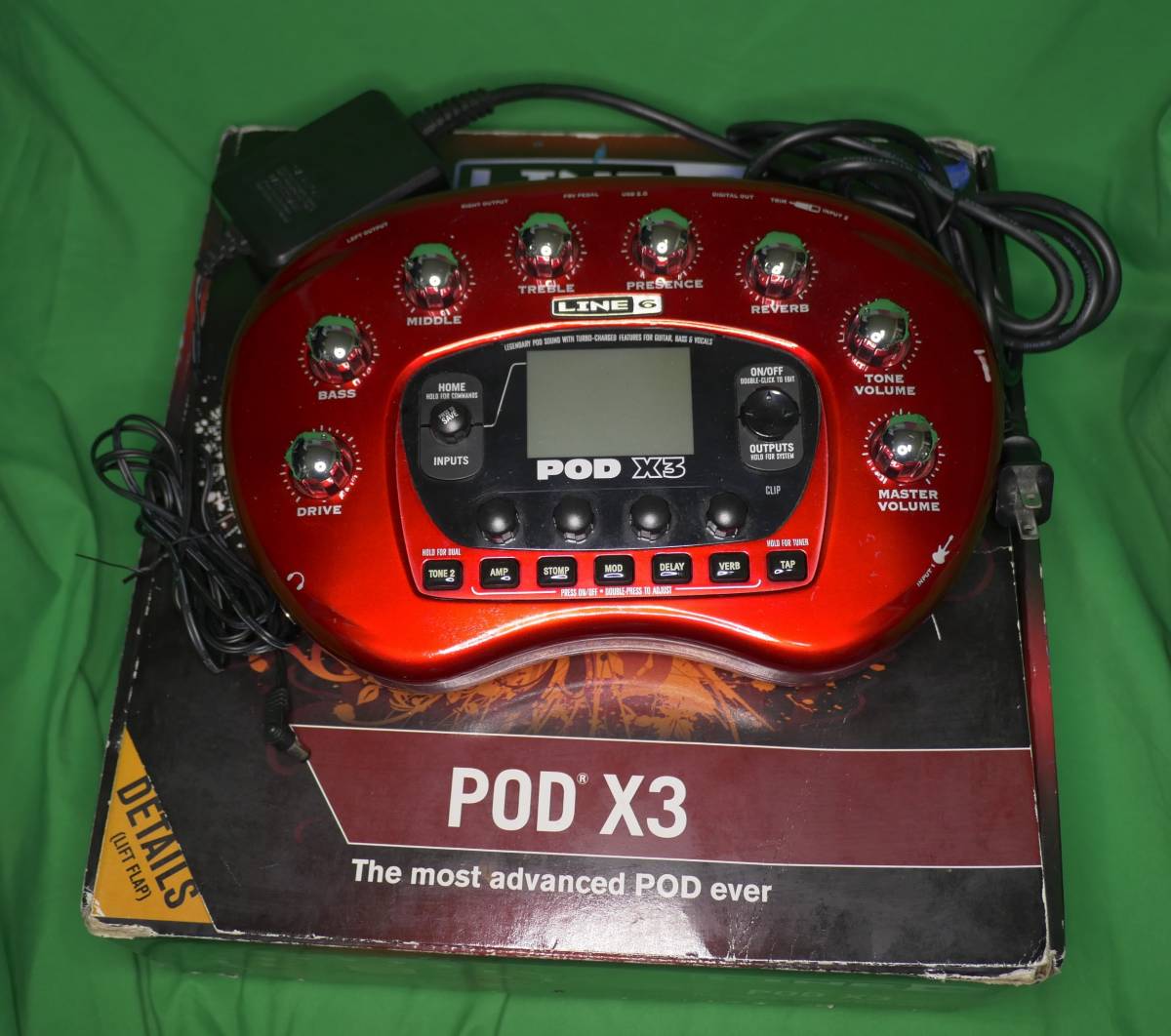 LINE6☆POD X3☆アンプシミュレータの名機☆デジタル出力☆ギター+
