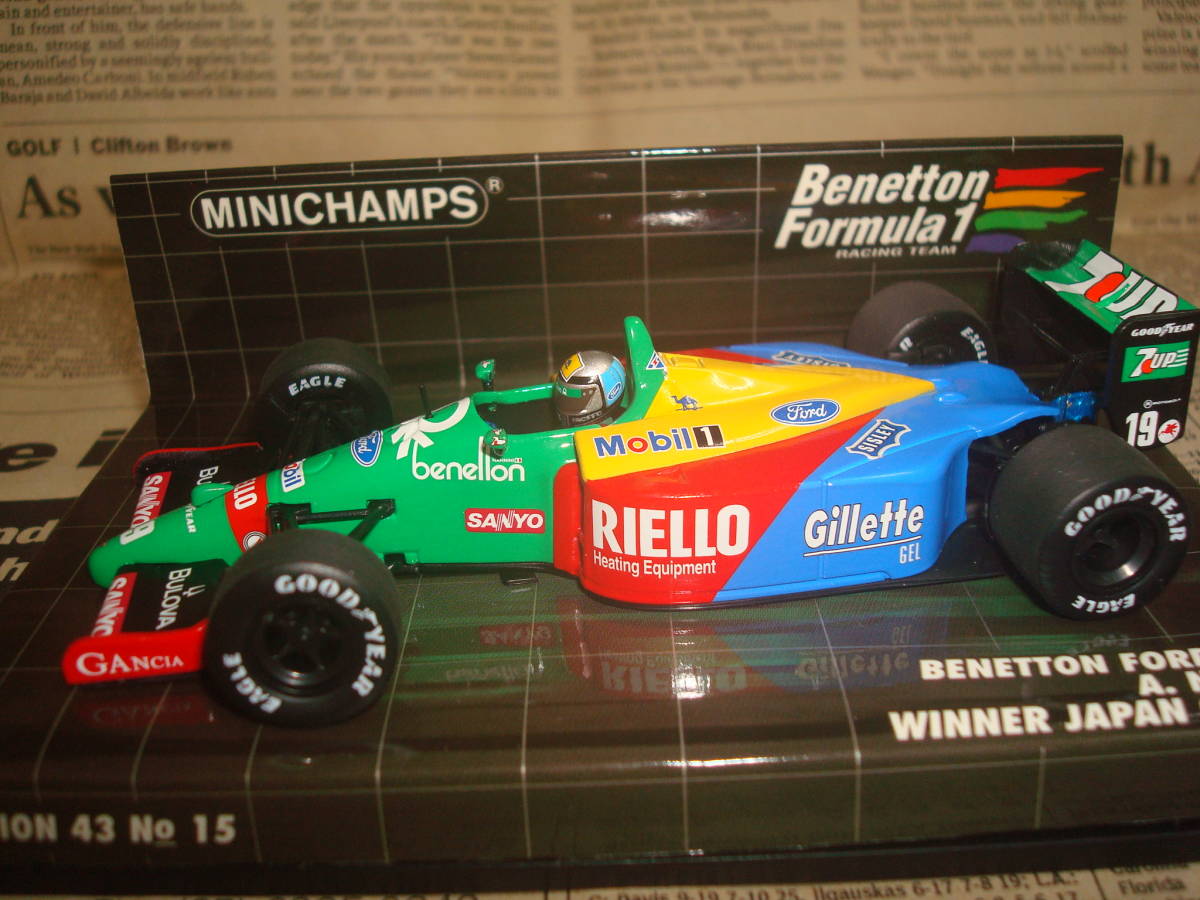 B189 1989年鈴鹿サーキット日本グランプリで優勝した車体「ベネトン 
