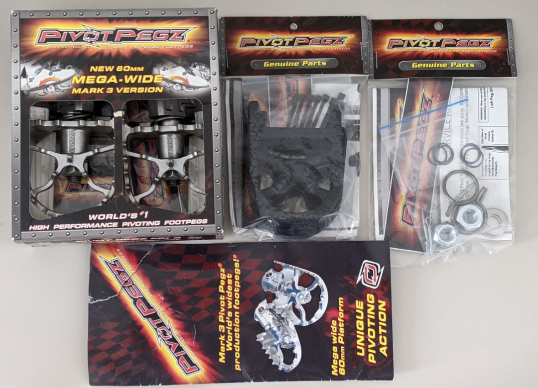ピボットペグSET PP-13MK3 +Topper Kit +Service Kit F800GS 2008-17
