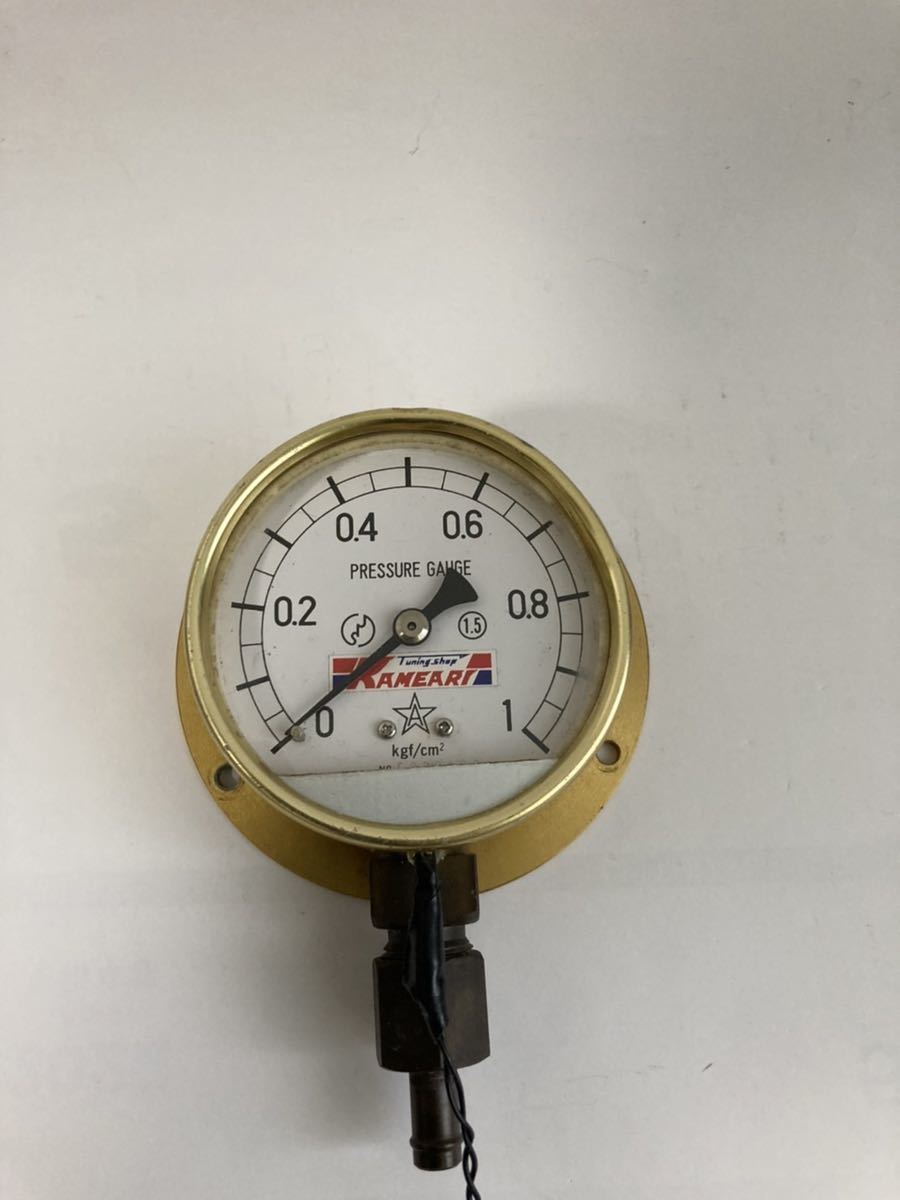 亀有 KAMEARI PRESSURE GAUGE プレッシャーゲージ 燃圧計 希少 当時物 