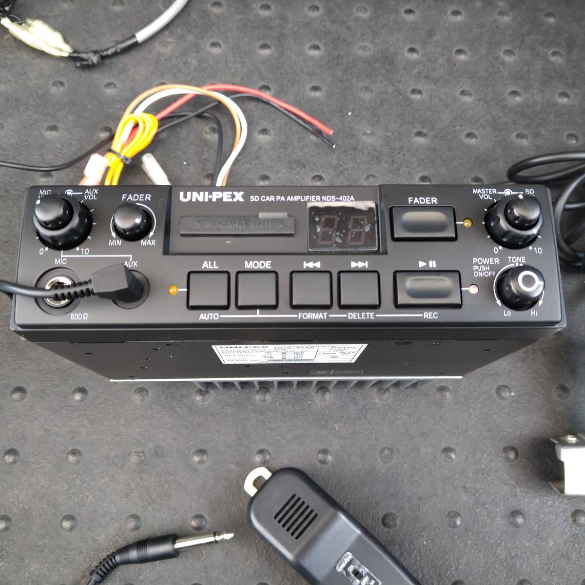 UNI-PEX ユニペックス 選挙 街宣 車載アンプセット/NDS-402A