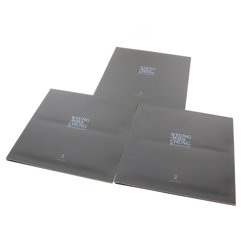 □ CD BOX KYUNG-WHA CHUNG チョン・キョンファ 40 LEGENDARY YEARS