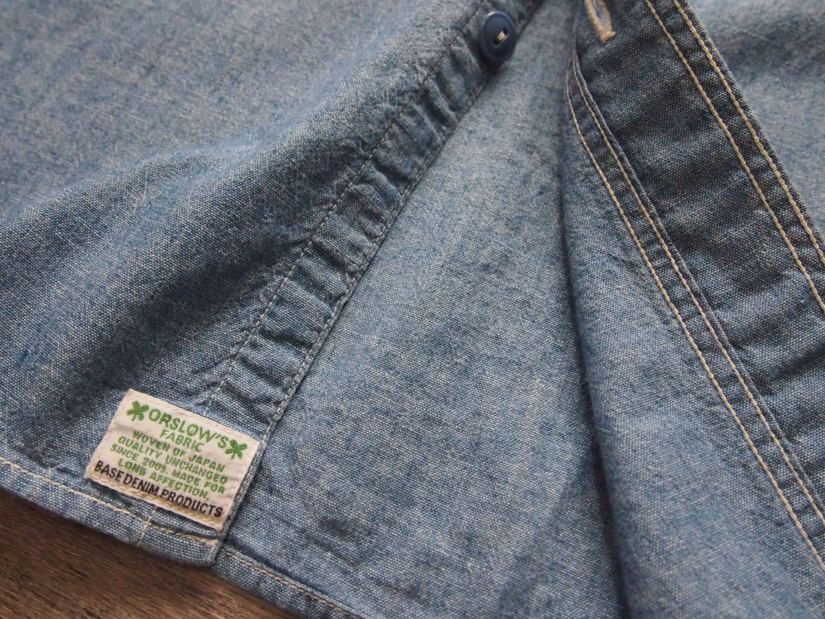 CHAMBRAY オアスロウ SHIRT WORK orSlow(オアスロウ) orSlow andPheb orslow Blog Staff | Chambray RELAX Work FIT Black