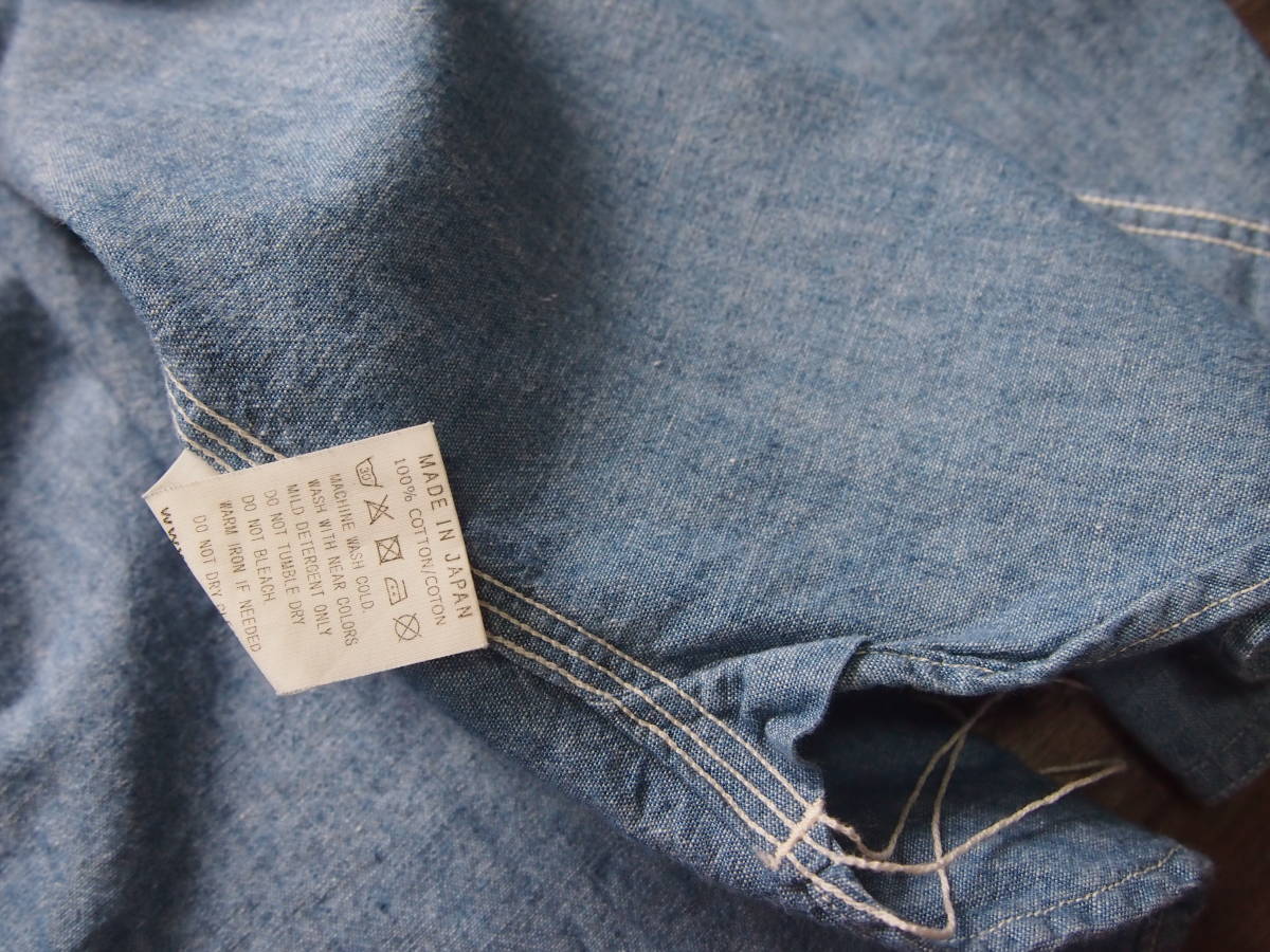 CHAMBRAY オアスロウ SHIRT WORK orSlow(オアスロウ) orSlow andPheb orslow Blog Staff | Chambray RELAX Work FIT Black
