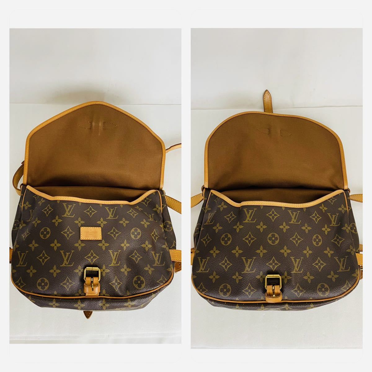 LOUIS VUITTON ルイヴィトン ソミュール 30 モノグラム ショルダー