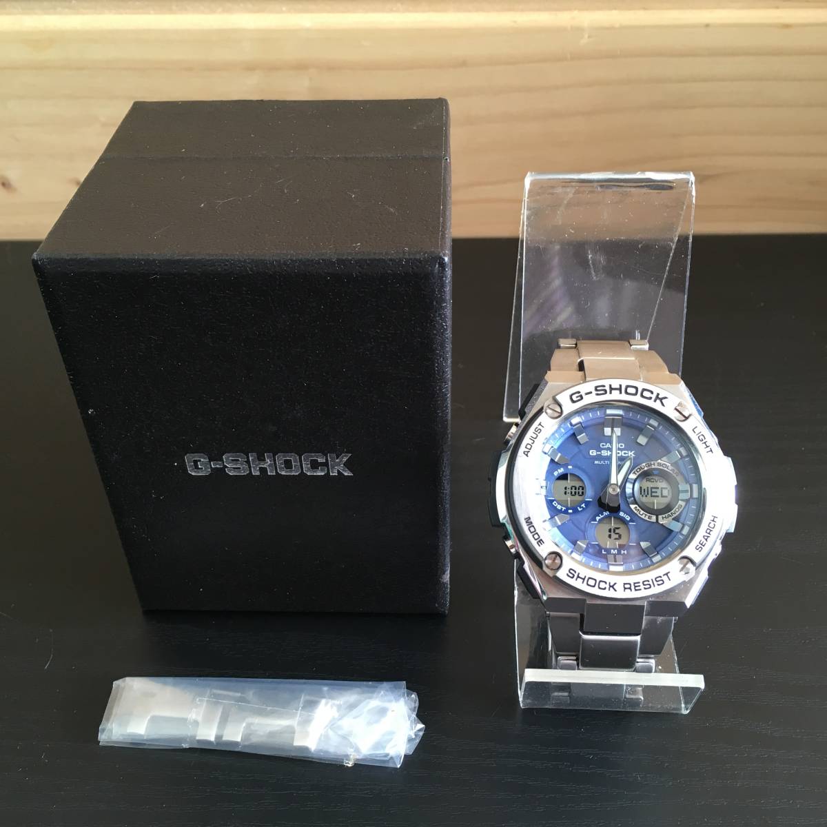 5000円スタート】稼働品 美品!! CASIO カシオ G-ショック 腕時計 GST