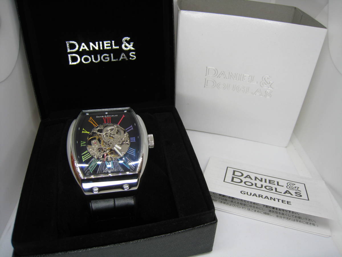 ◇DANIEL&DOUGLAS◇ ダニエル＆ダグラス DD8808 自動巻き 裏スケルトン 